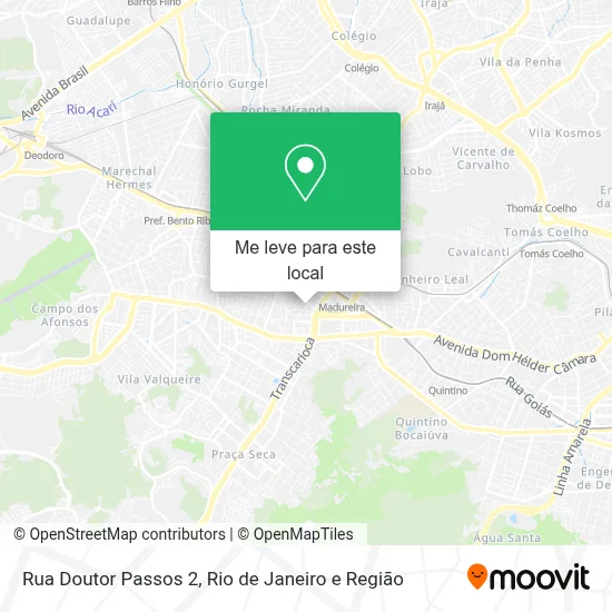 Rua Doutor Passos 2 mapa