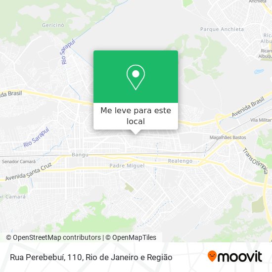 Rua Perebebuí, 110 mapa