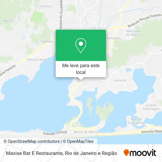 Maxixe Bar E Restaurante mapa