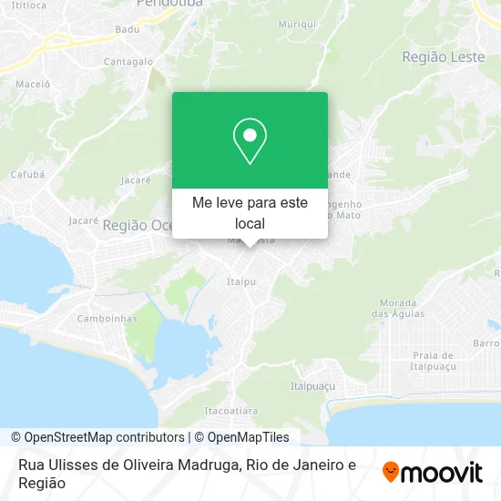 Rua Ulisses de Oliveira Madruga mapa