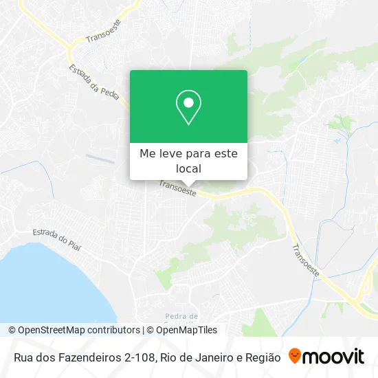 Rua dos Fazendeiros 2-108 mapa