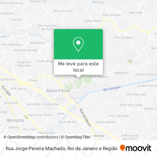 Rua Jorge Pereira Machado mapa