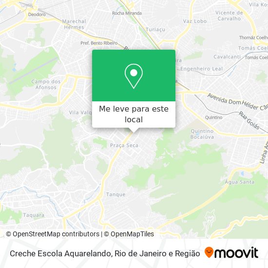 Creche Escola Aquarelando mapa