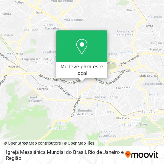 Igreja Messiânica Mundial do Brasil mapa