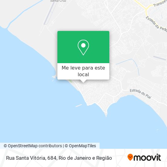 Rua Santa Vitória, 684 mapa