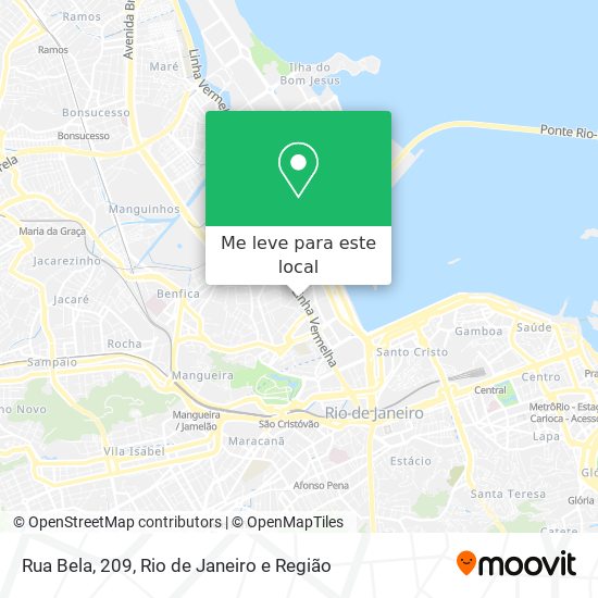 Rua Bela, 209 mapa