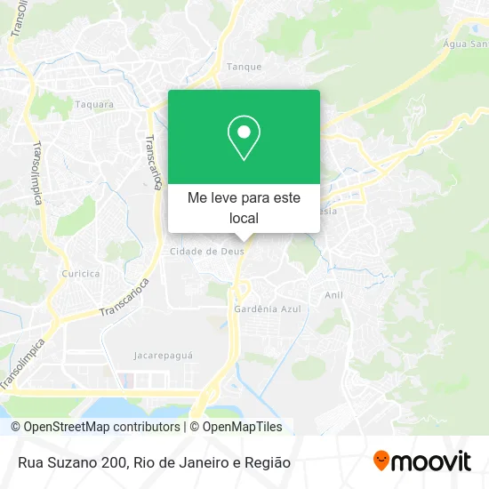 Rua Suzano 200 mapa