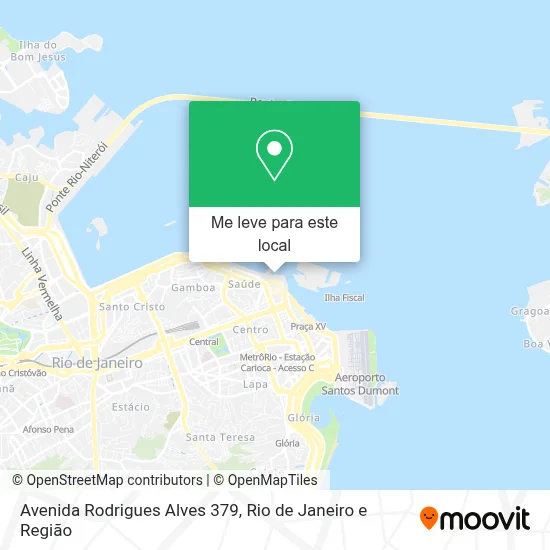 Avenida Rodrigues Alves 379 mapa
