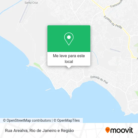 Rua Arealva mapa