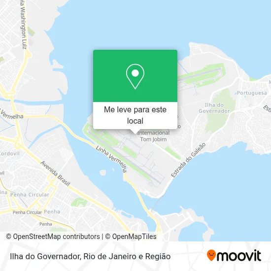 Ilha do Governador mapa