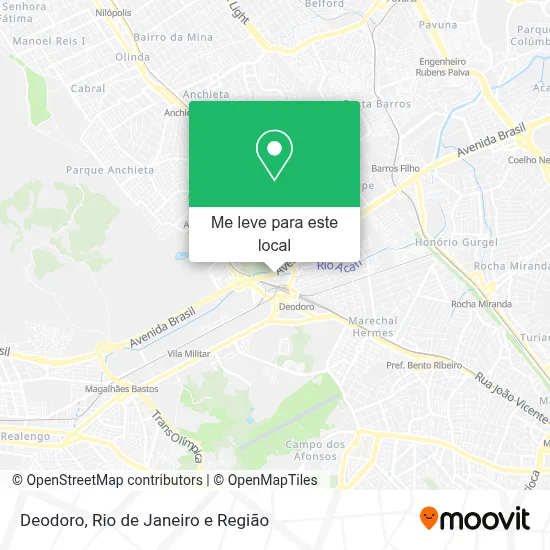 Deodoro mapa