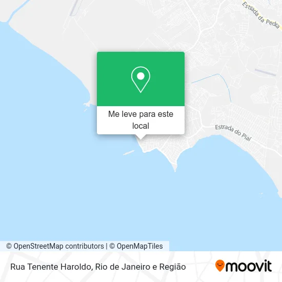 Rua Tenente Haroldo mapa