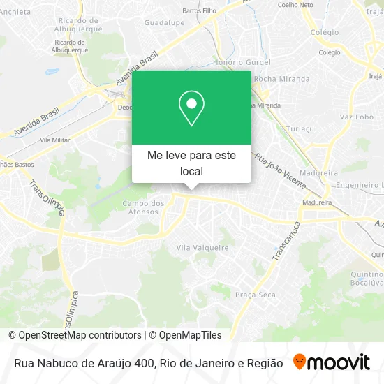Rua Nabuco de Araújo 400 mapa
