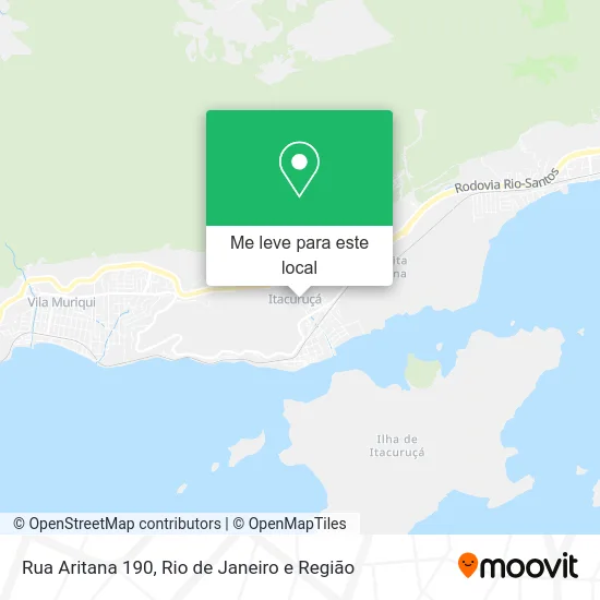 Rua Aritana 190 mapa