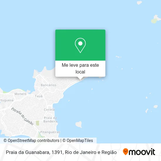 Praia da Guanabara, 1391 mapa