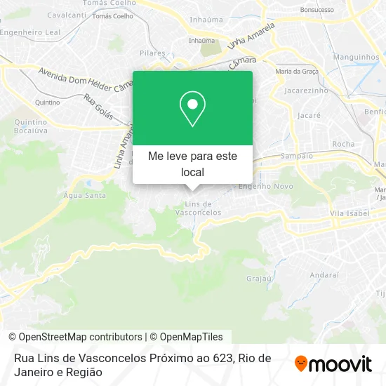 Rua Lins de Vasconcelos Próximo ao 623 mapa