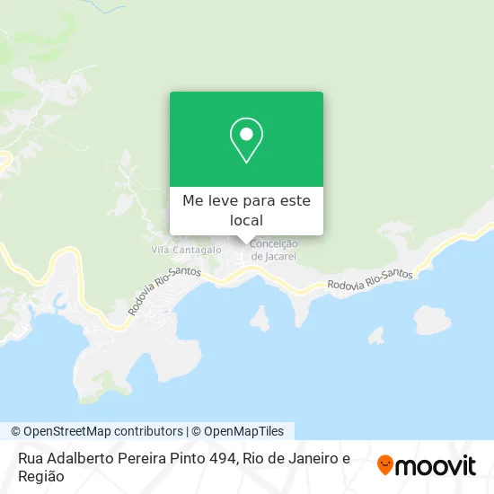 Rua Adalberto Pereira Pinto 494 mapa