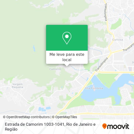 Estrada de Camorim 1003-1041 mapa