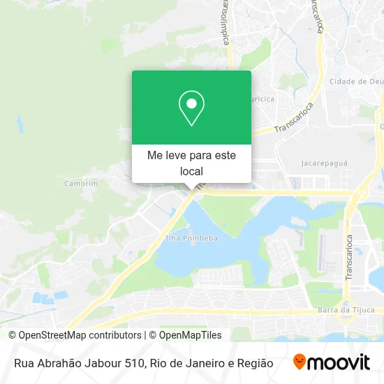 Rua Abrahão Jabour 510 mapa