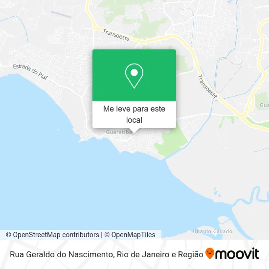 Rua Geraldo do Nascimento mapa