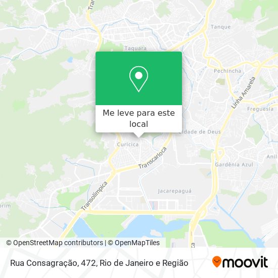 Rua Consagração, 472 mapa