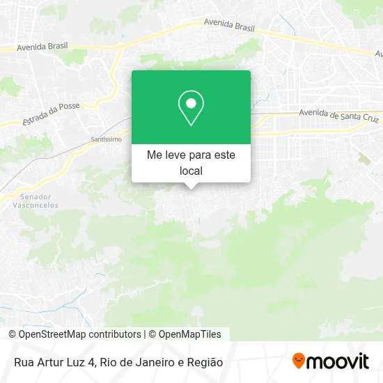 Rua Artur Luz 4 mapa