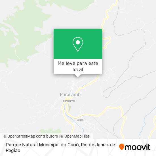 Parque Natural Municipal do Curió mapa