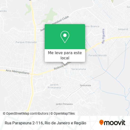 Rua Parapeuna 2-116 mapa