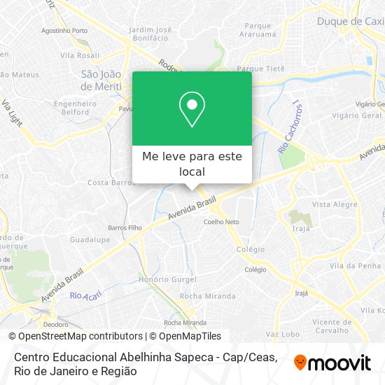 Centro Educacional Abelhinha Sapeca - Cap / Ceas mapa