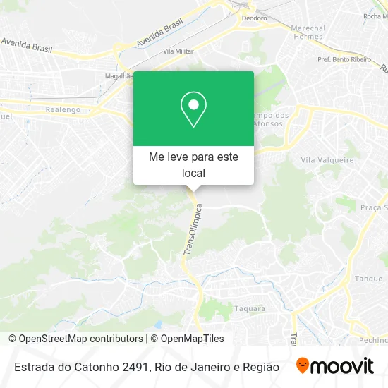 Estrada do Catonho 2491 mapa