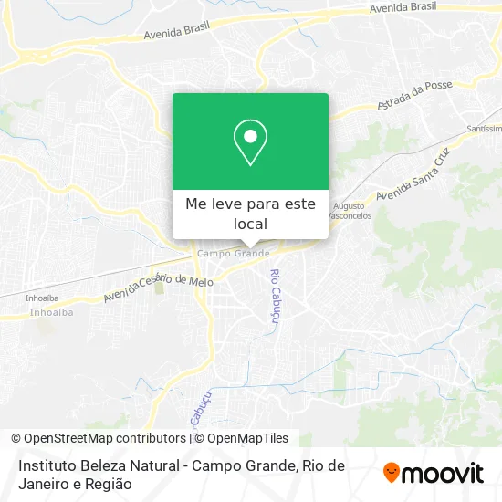 Instituto Beleza Natural - Campo Grande mapa