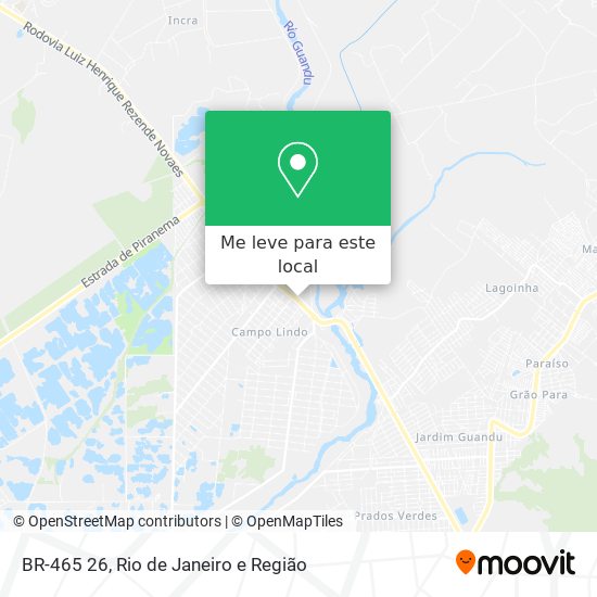 BR-465 26 mapa
