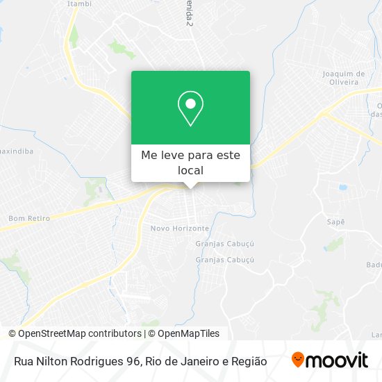 Rua Nilton Rodrigues 96 mapa