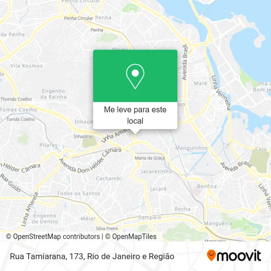Rua Tamiarana, 173 mapa