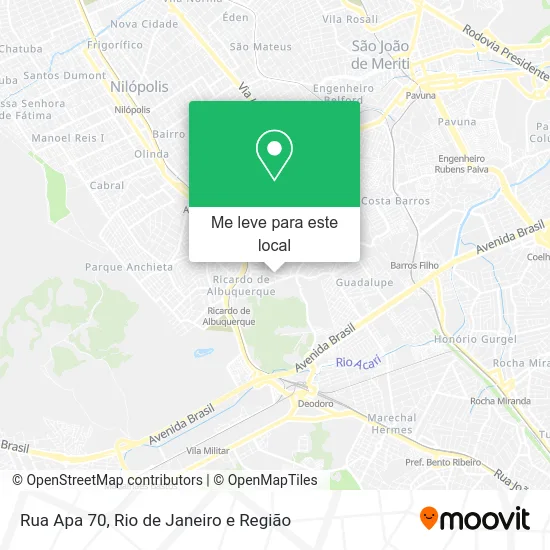 Rua Apa 70 mapa