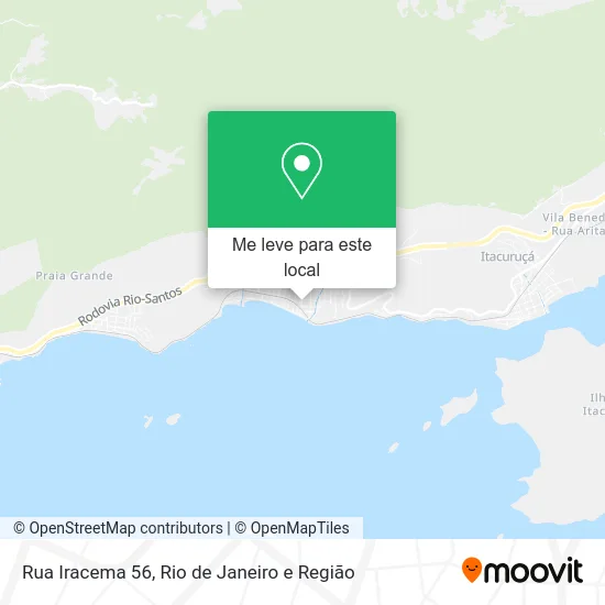 Rua Iracema 56 mapa