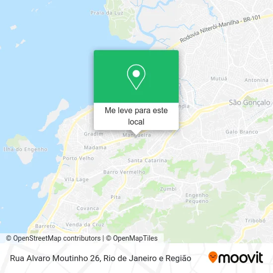Rua Alvaro Moutinho 26 mapa