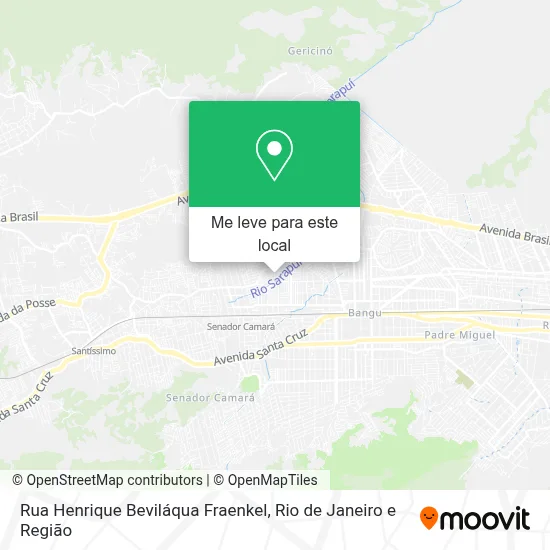 Rua Henrique Beviláqua Fraenkel mapa