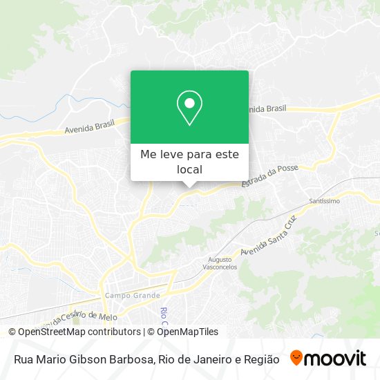 Rua Mario Gibson Barbosa mapa