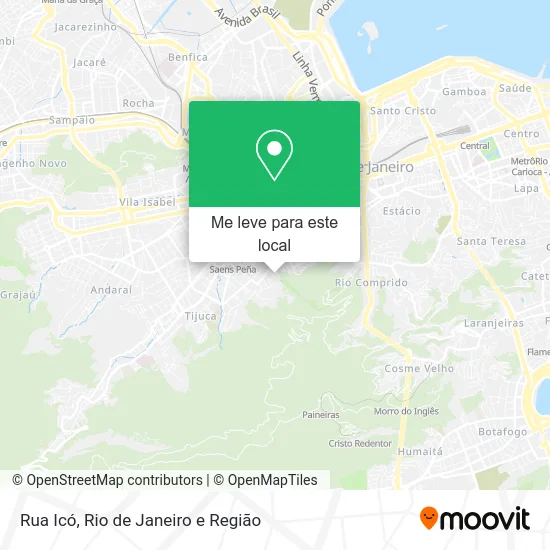 Rua Icó mapa