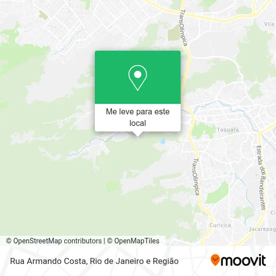 Rua Armando Costa mapa