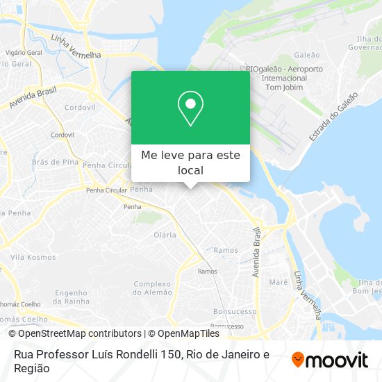 Rua Professor Luís Rondelli 150 mapa