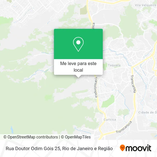 Rua Doutor Odim Góis 25 mapa
