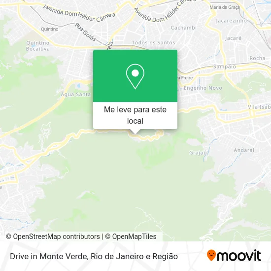 Drive in Monte Verde mapa