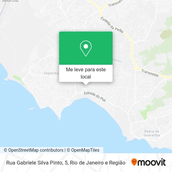 Rua Gabriele Silva Pinto, 5 mapa