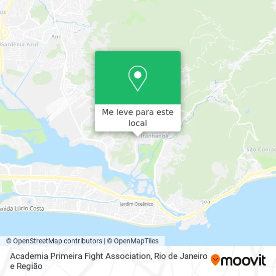Academia Primeira Fight Association mapa