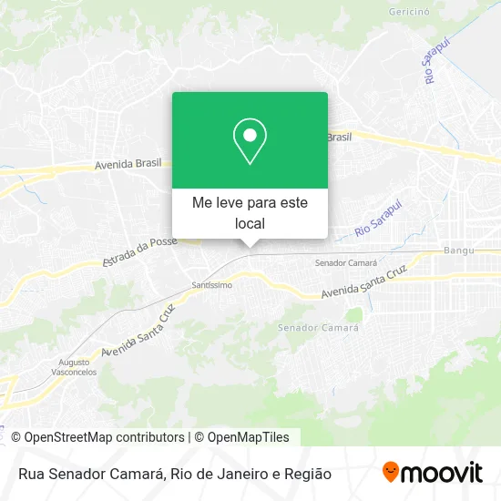Rua Senador Camará mapa
