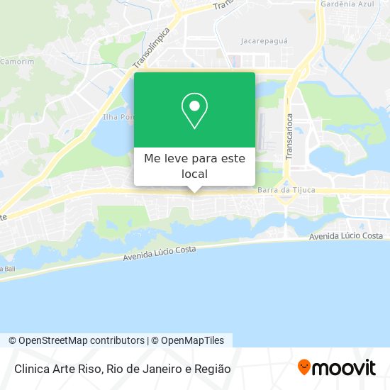 Clinica Arte Riso mapa