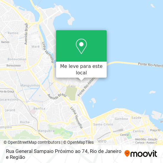 Rua General Sampaio Próximo ao 74 mapa