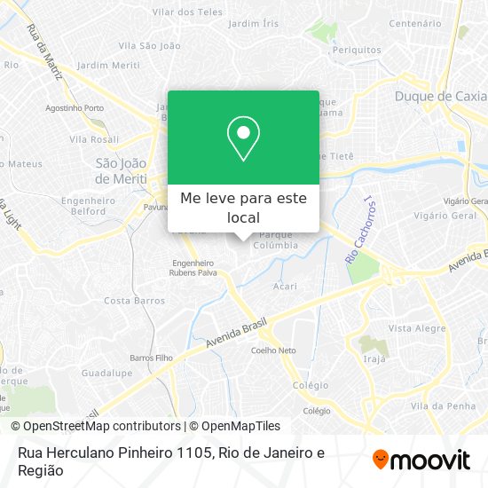 Rua Herculano Pinheiro 1105 mapa